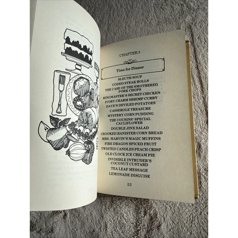 VINTAGE-The Nancy Drew Cookbook by Carolyn Keene, 1977 Printing  Hardcover